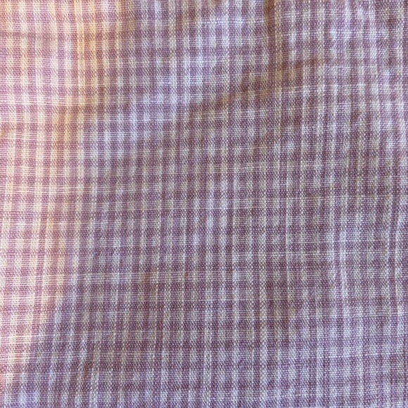 FREE PEOPLE- Plaid lilac cotton SKORT - Picture 2 of 6